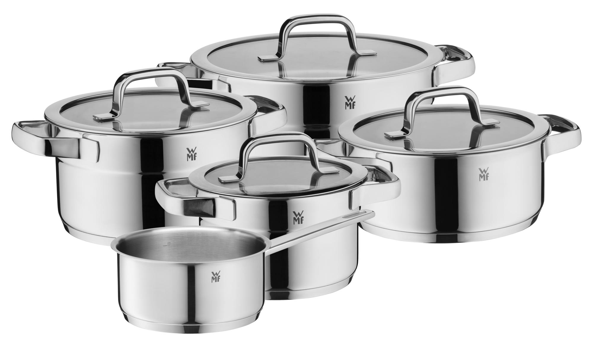 Compact Cuisine Cookware 5-Piece Pot Set