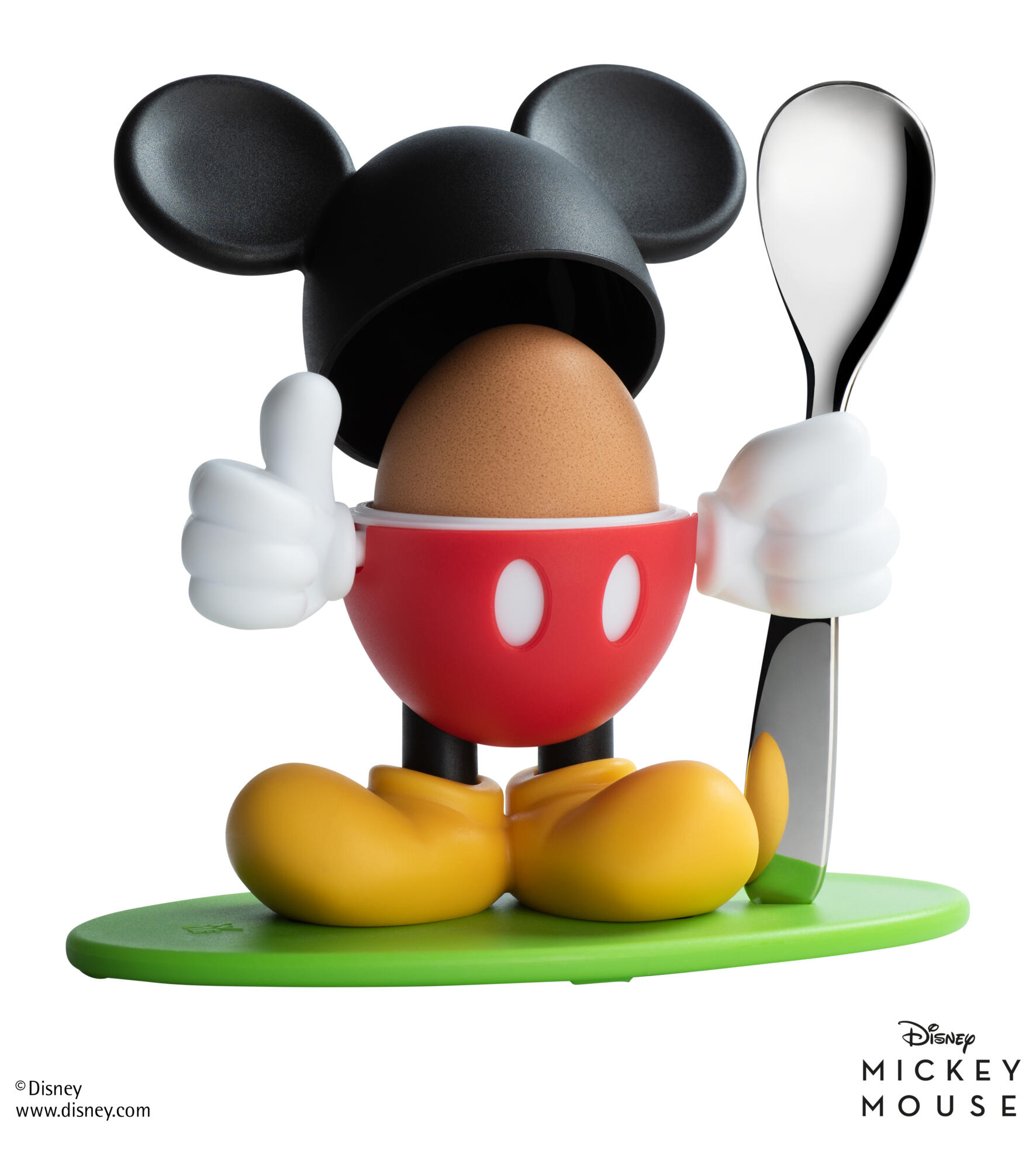 Egg cup set Disney Mickey Mouse with spoon, 2-piece