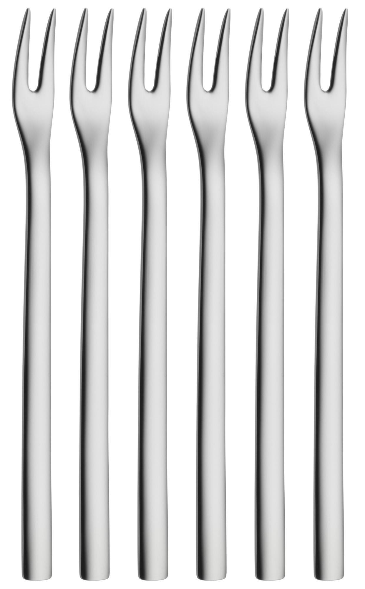 WMF 1288646040 Bistro Cocktail Forks Set of 6 