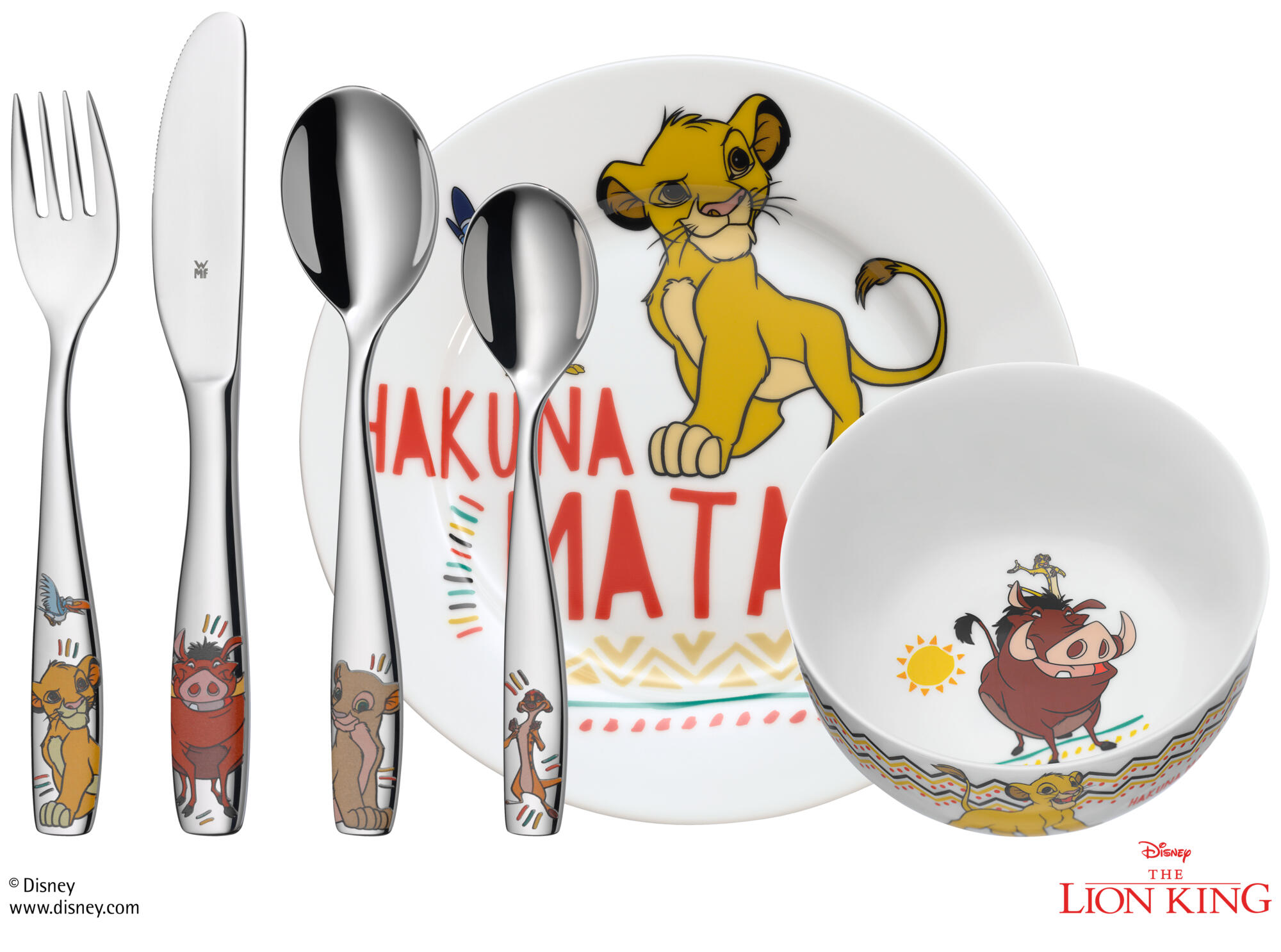 Kids cutlery set Disney Lion King, 6-piece