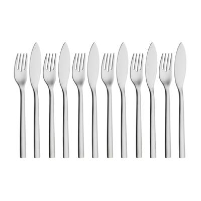 NUOVA Fish knife and fork set, 12-piece