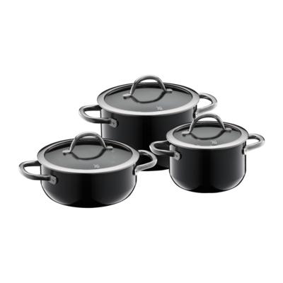 WMF Fusiontec Inspire Cookware Set 3pcs. Black