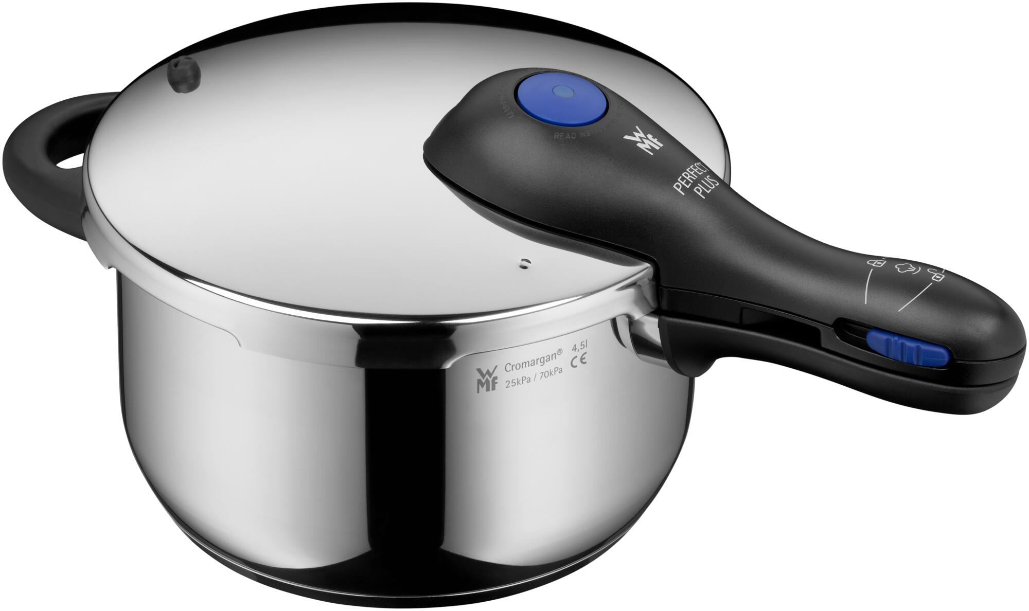 Perfect Plus Pressure cookers 4,5 l + 3 l with a steamer insert 3 el.