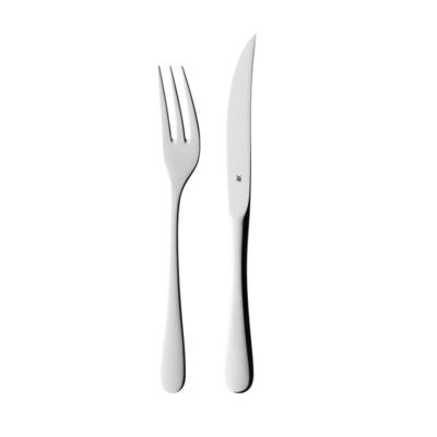 Steak knife and fork set, 12-piece