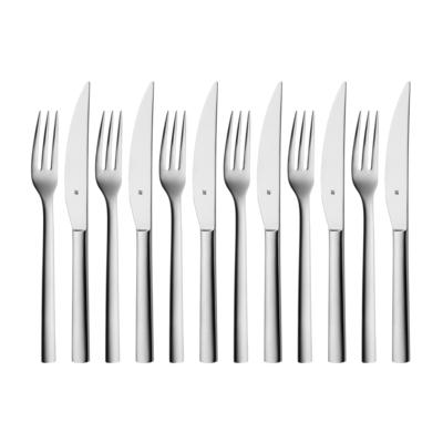 Steak knife and fork set NUOVA, 12-piece