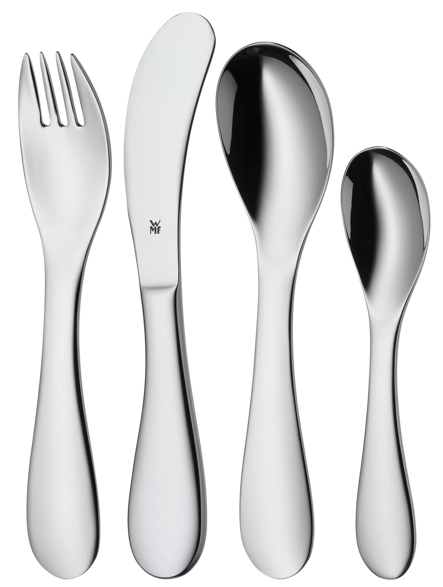 Kids cutlery set Knuddel, 4-piece