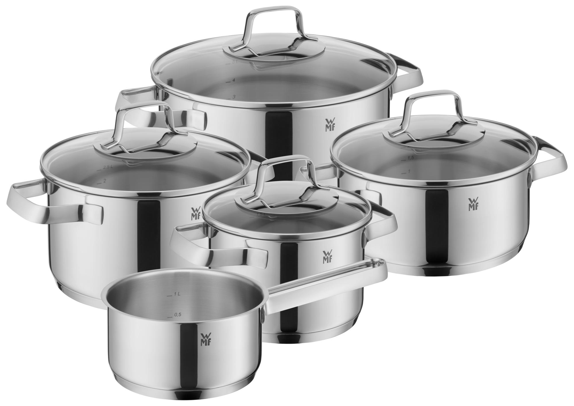 Belmonte Cookware 5-Piece Pot Set