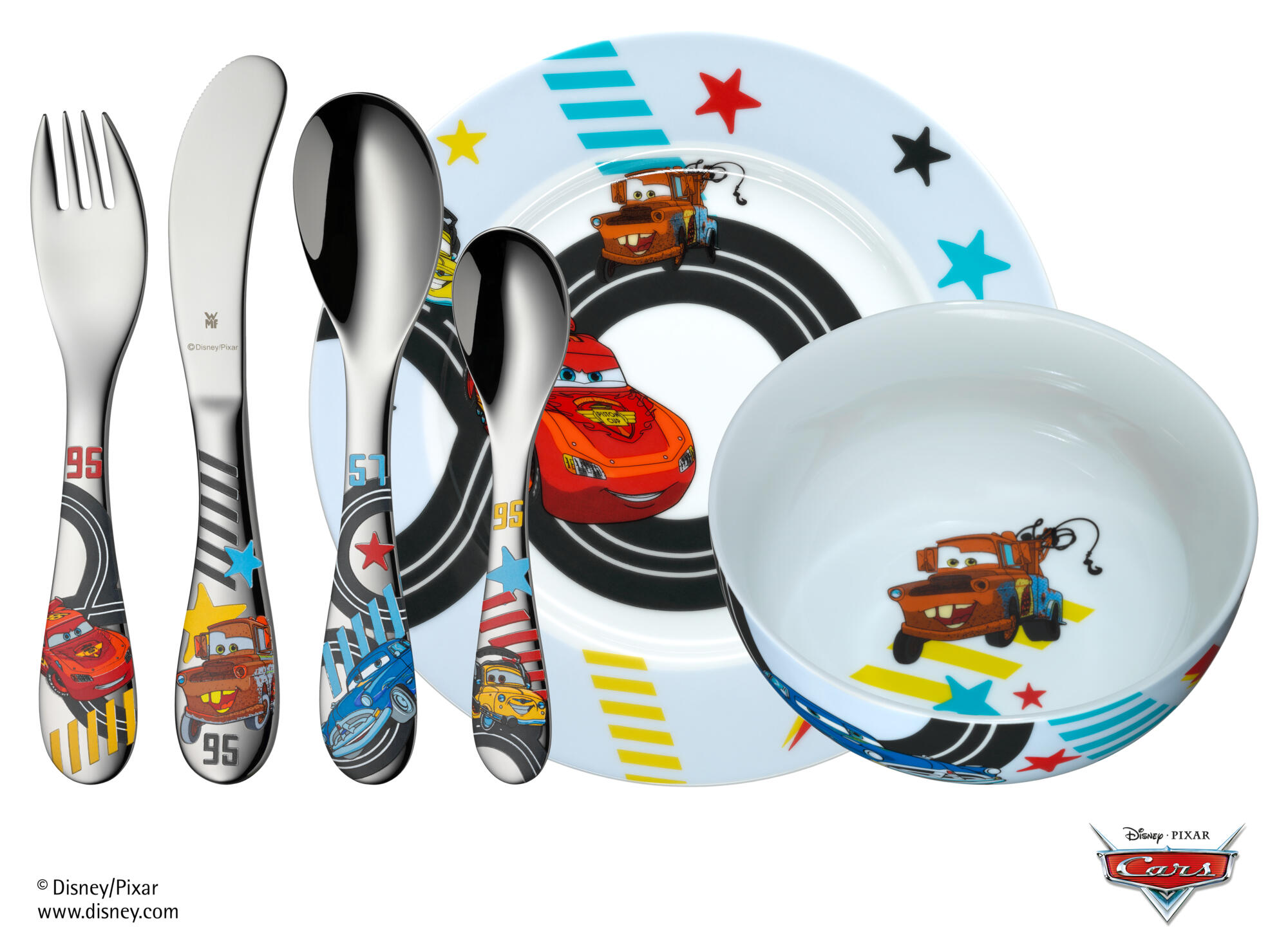 Kids cutlery set Disney/Pixar Cars, 6-piece