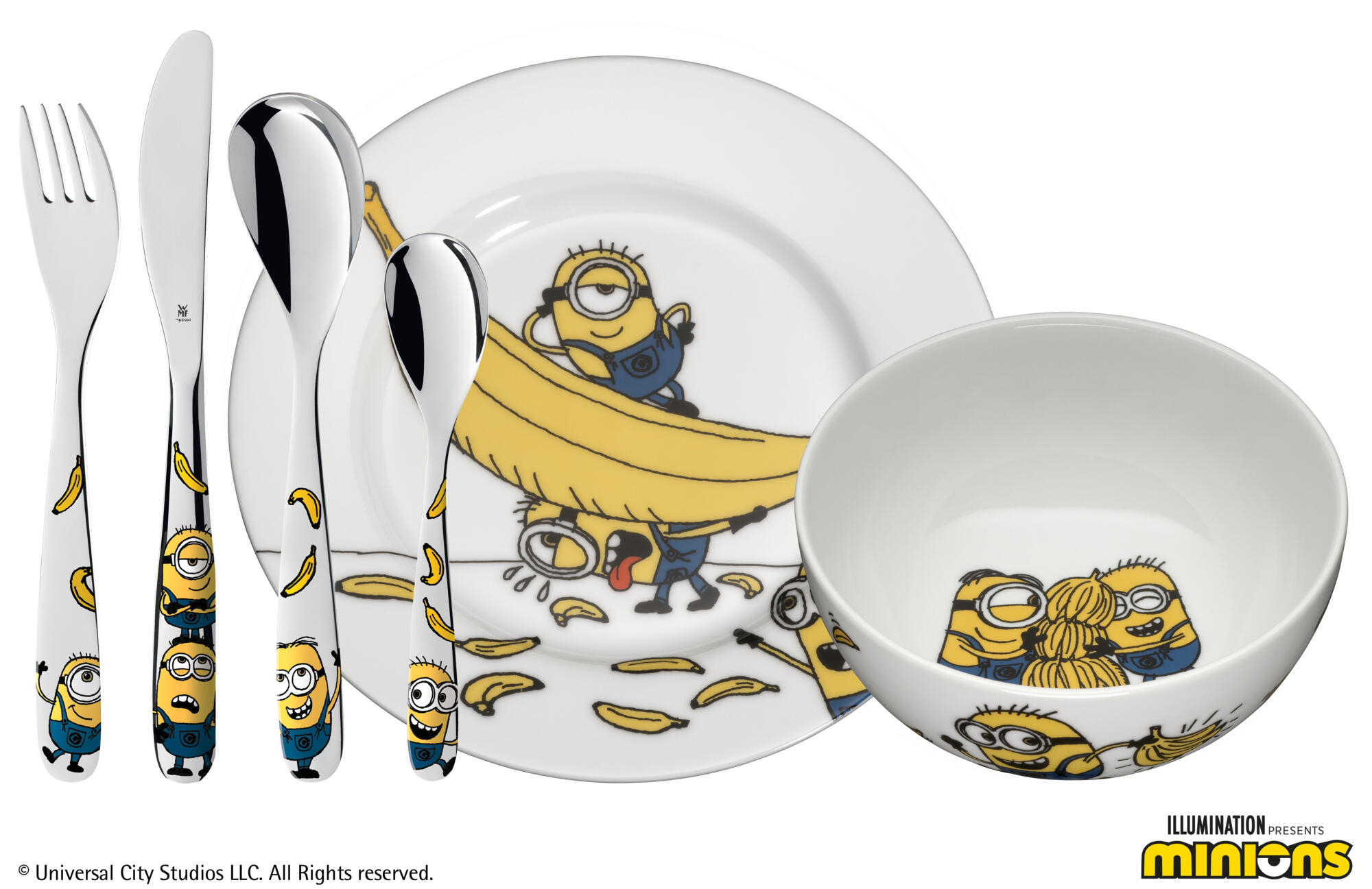 Kids cutlery set Minions, 6-piece