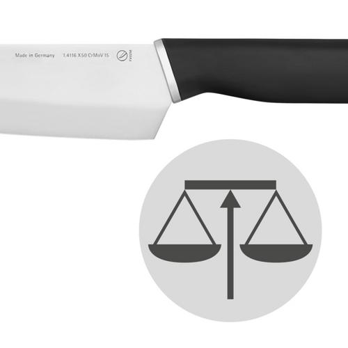 Hammered stainless steel 6-piece knife set – KookGigant