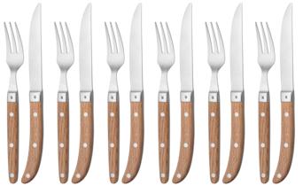 WMF Nuova 1291436046 steak knives and forks 12 pieces