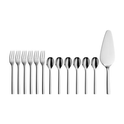 Cake fork, spoon and lifter set NUOVA, 13-piece