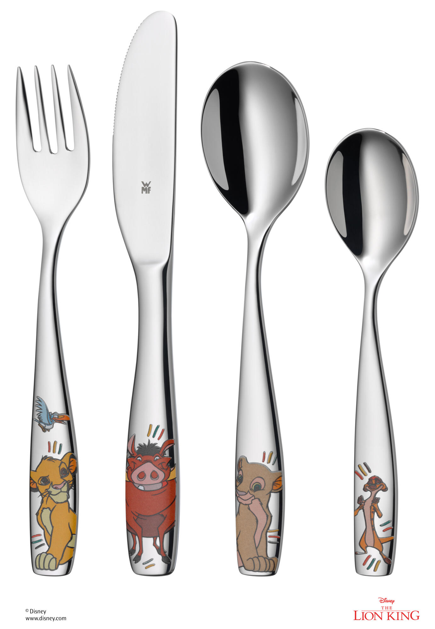 Kids cutlery set Disney Lion King, 4-piece
