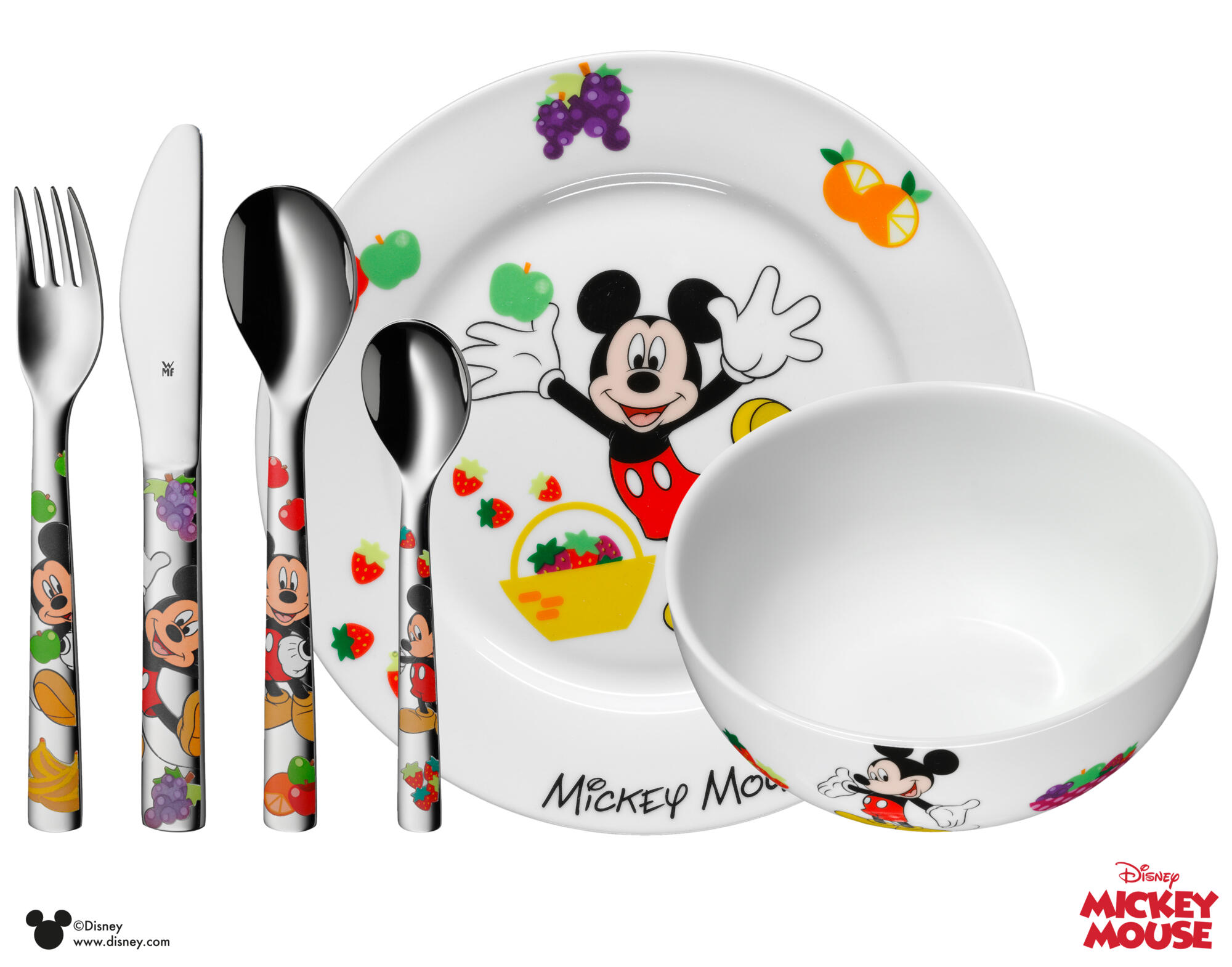 Kids Cutlery Set Mickey Mouse, 6-piece