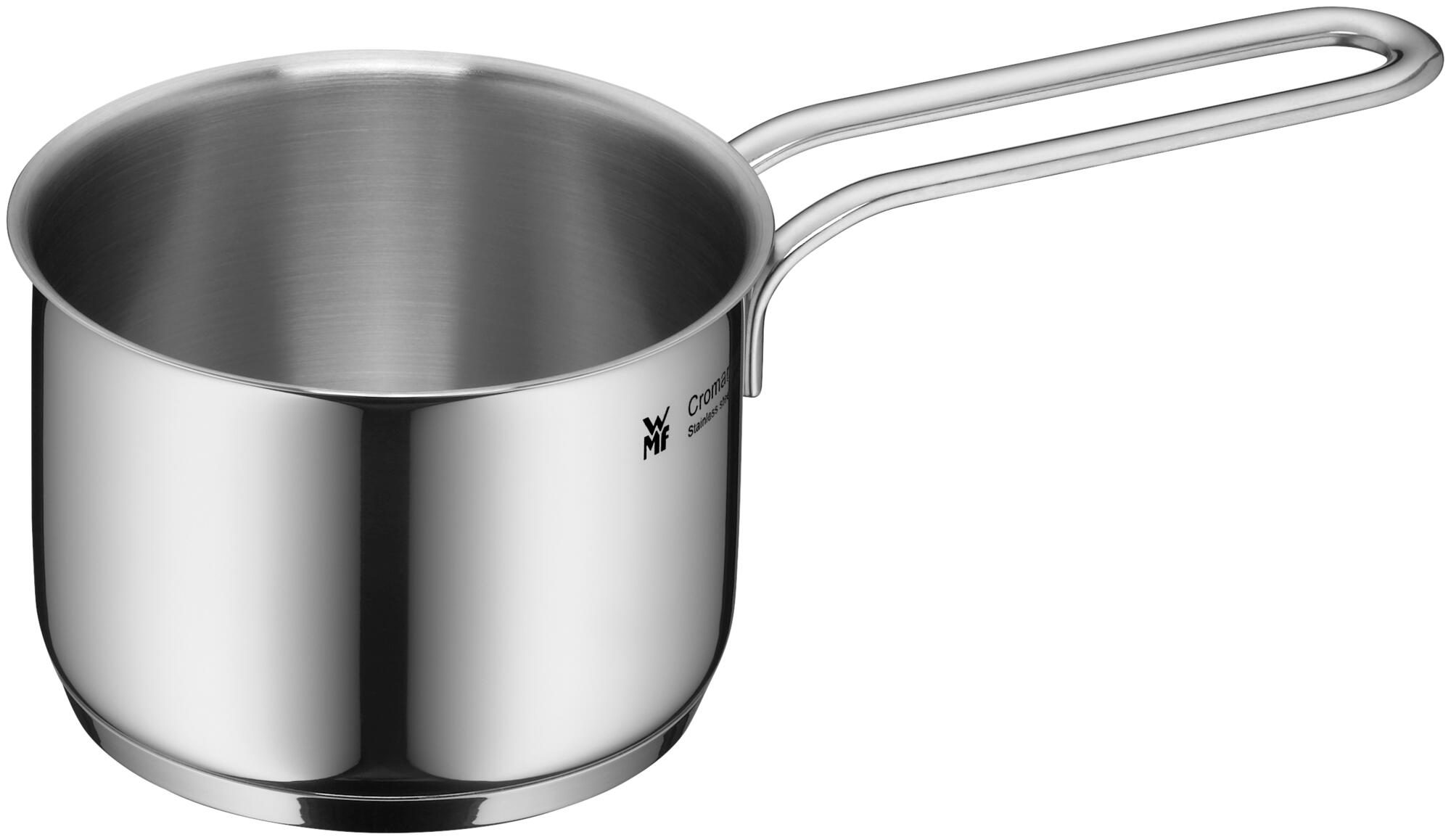  Saucepan, Stainless Steel Milk Pan 12cm, Soup Pot for Induction  and Oven, Non Stick Milk Pot, Dishwasher Safe Cookware(Sliver): Home &  Kitchen