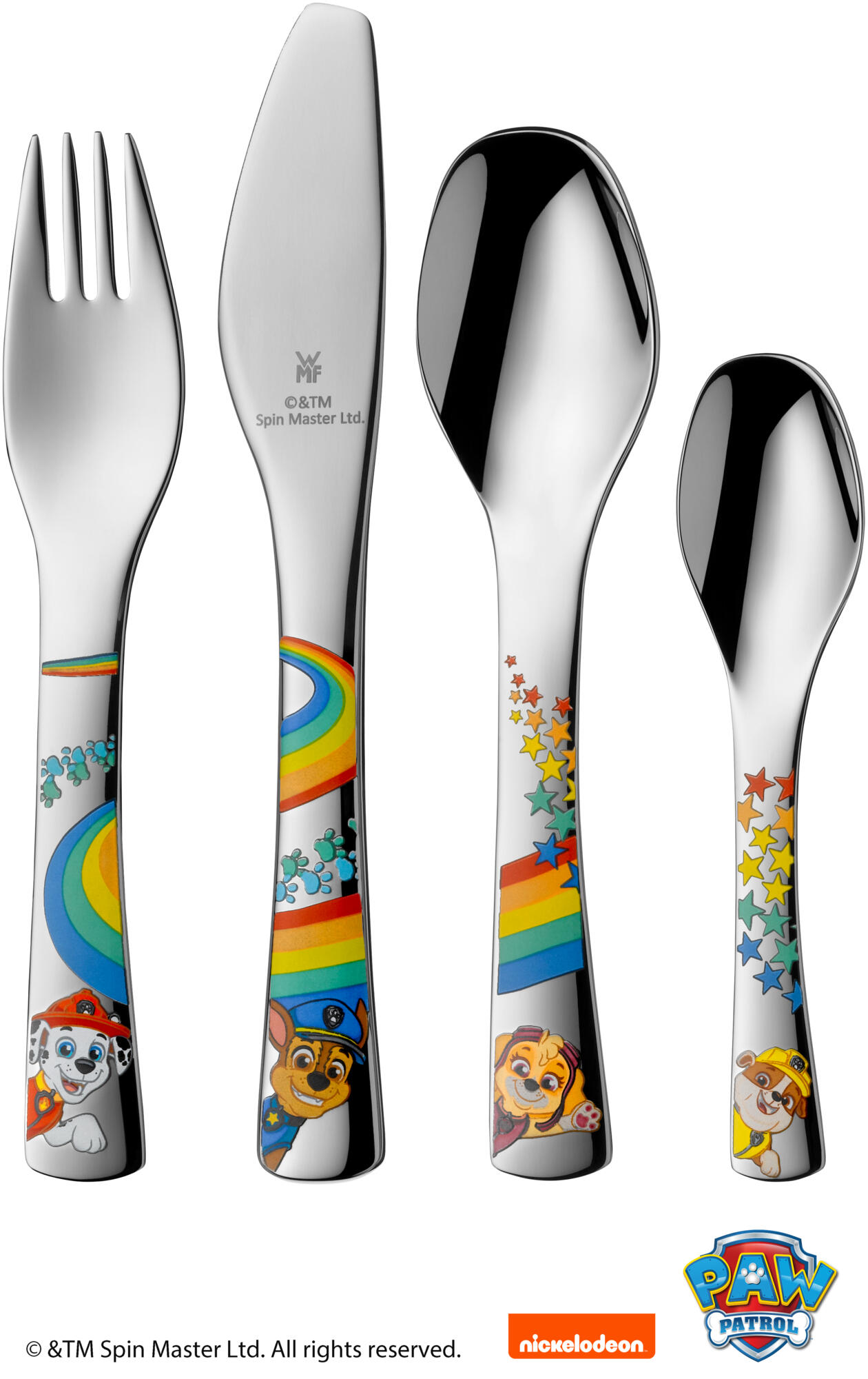 Paw Patrol Boy Children's Kids 3pcs Cutlery Set - Knife/Fork/Spoon