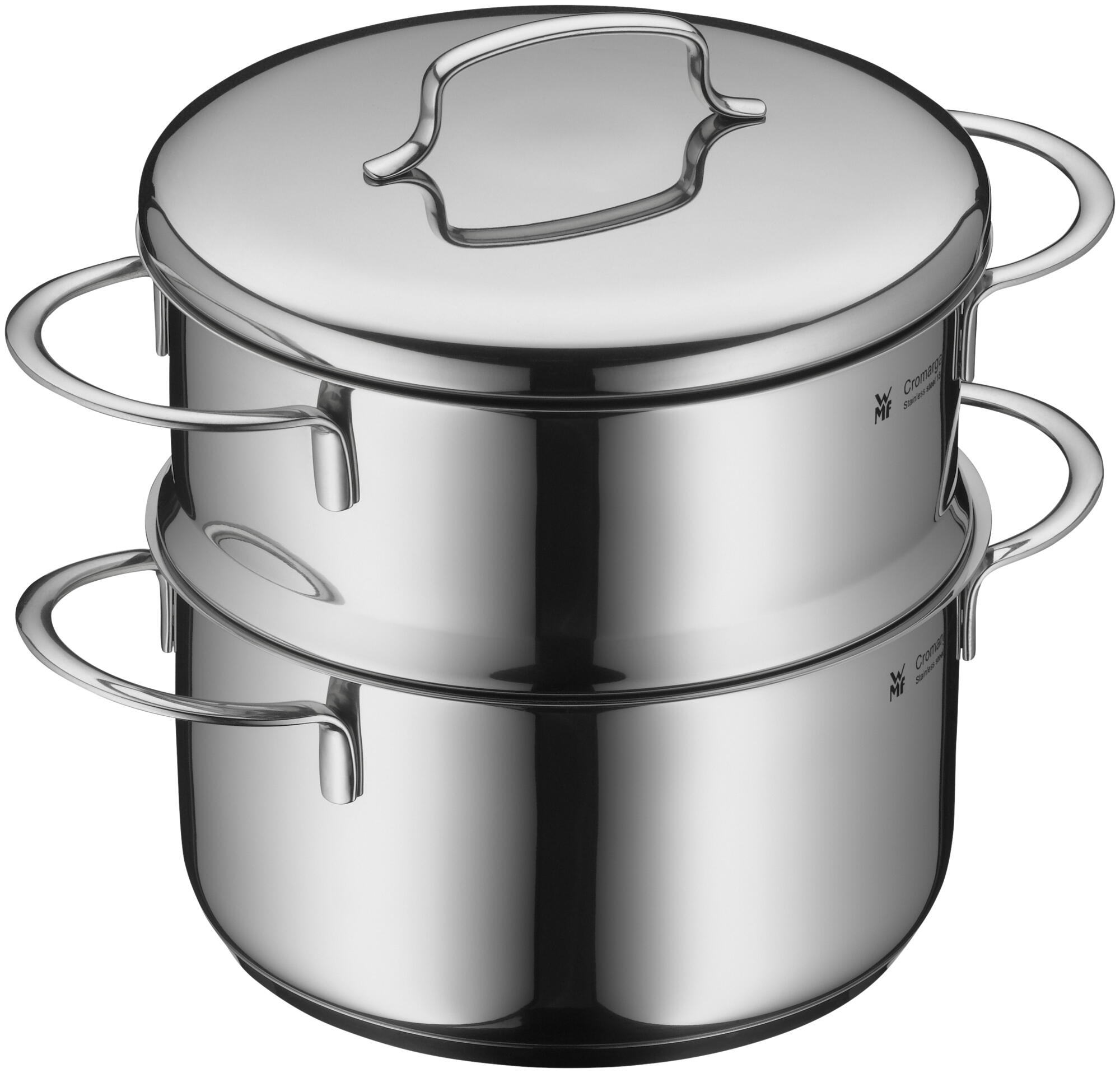 16cm Stainless Steel Steamer Basket Stockpot Pot Food Cooker Steam Pot