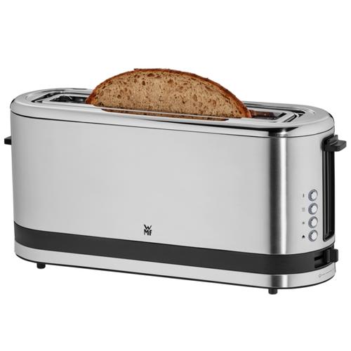 Toaster - Slim long-slot toaster with glass or aluminium front