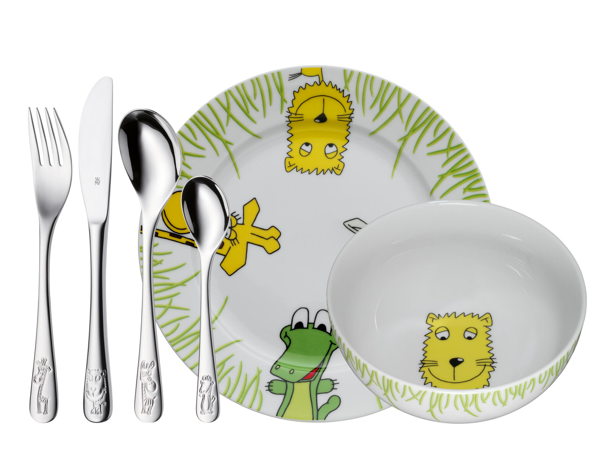 Kids cutlery set Safari, 6-piece