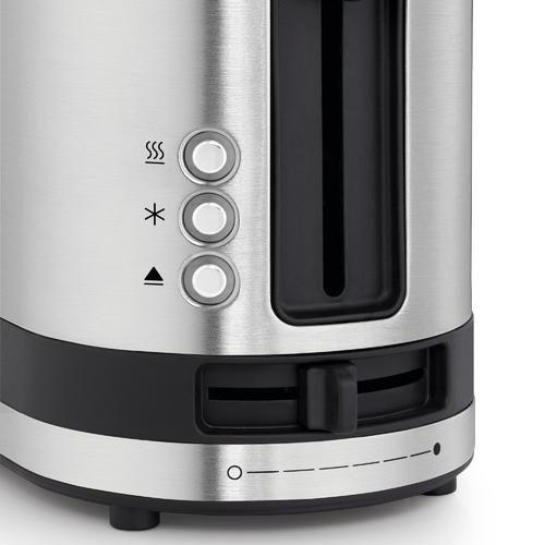 Space-saving 1-slice toaster