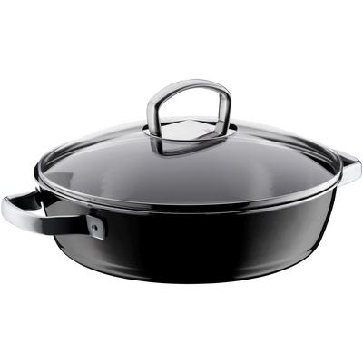Stewing Pan Fusiontec Mineral 28 cm Black