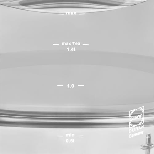 2-in-1 kettle and tea maker