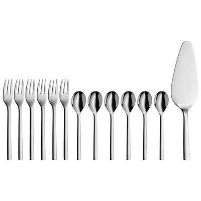 Cake fork, spoon and lifter set NUOVA, 13-piece