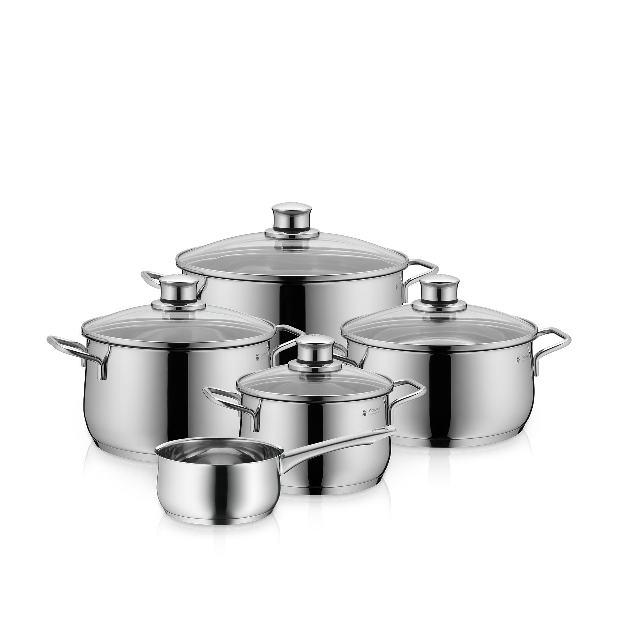 Diadem Plus Cookware 5-Piece Pot Set