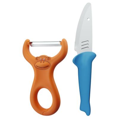 Kids Cooking Set Vegetable Peeler and Knife, 2-piece