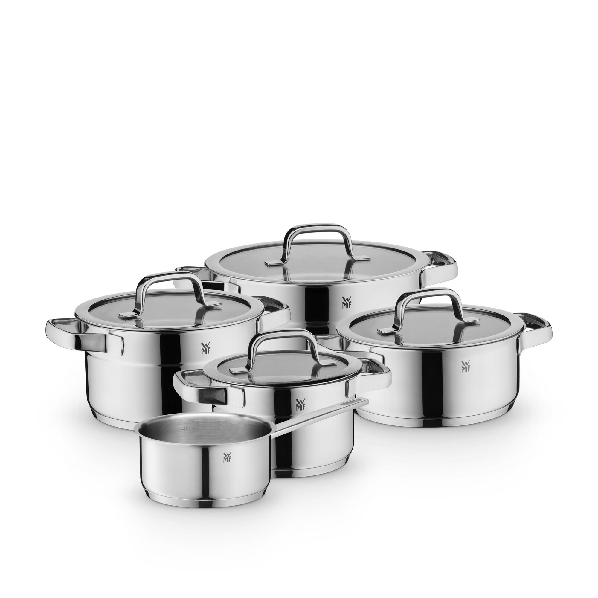 Compact Cuisine Cookware 5-Piece Pot Set